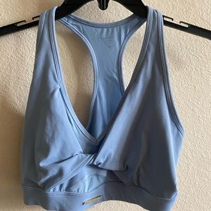 WHITNEY SIMMONS X GYMSHARK BLUE BRA SMALL